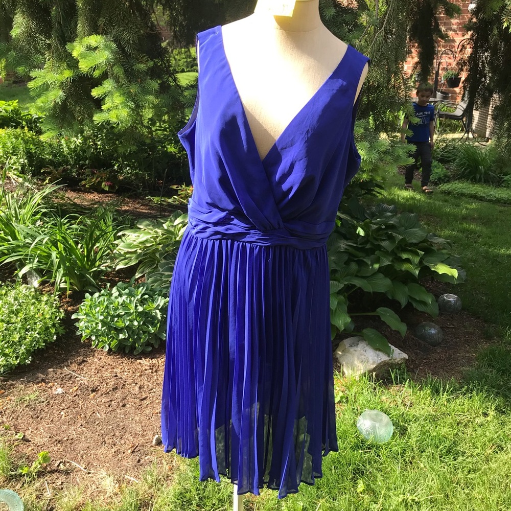 Blue dress